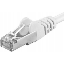 PremiumCord UTP CAT6A Összekötő Fehér 25cm sp6asftp002W (sp6asftp002W) kábel és adapter