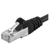 PremiumCord UTP CAT6A Összekötő Fekete 1.5m sp6asftp015C