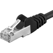 PremiumCord UTP CAT6A Összekötő Fekete 7m sp6asftp070C (sp6asftp070C) kábel és adapter