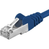 PremiumCord UTP CAT6A Összekötő Kék 3m sp6asftp030B (sp6asftp030B)