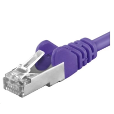 PremiumCord UTP CAT6A Összekötő Lila 10m sp6asftp100V kábel és adapter