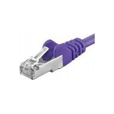 PremiumCord UTP CAT6A Összekötő Lila 5m sp6asftp050V (sp6asftp050V) kábel és adapter