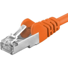 PremiumCord UTP CAT6A Összekötő Narancssárga 10m sp6asftp100E (sp6asftp100E) kábel és adapter