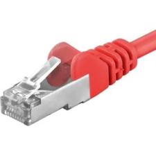 PremiumCord UTP CAT6A Összekötő Piros 1.5m sp6asftp015R (sp6asftp015R) kábel és adapter