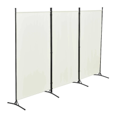 PremiumD Térelválasztó paraván 3 darab térelválasztó panel 260x176 cm bézs színben bútor