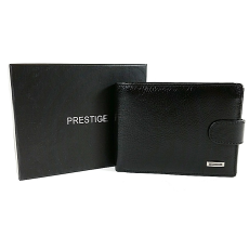 Prestige fekete, kapcsos nagy bőr férfi pénztárca PR37022