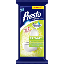 Presto Nedves WC tisztító törlőkendő 48 db (HR-018902) tisztító- és takarítószer, higiénia