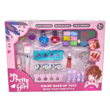 Pretty girl smink és manikür készlet kislányoknak szépségszalon