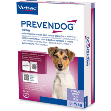  Prevendog szúnyog és kullancs elleni nyakörv 0-25 kg közötti kutyáknak, 48 cm-es nyak méretig (2 db nyakörv / doboz) élősködő elleni készítmény kutyáknak