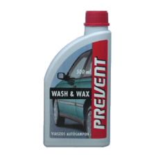 Prevent AUTÓSAMPON 500ML, VIASZOS WASH&amp;WAX, PREVENT autóápoló eszköz