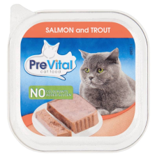 Prevital alutálka macska lazac-pisztráng – 24×100 g macskaeledel