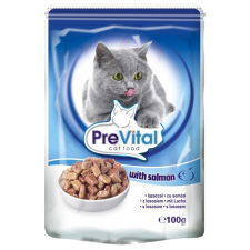 Prevital Alutasakos Macskaeledel Lazacos 100g macskaeledel