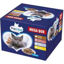  PreVital alutasakos Mega Box 24x100 g bárány-marha-nyúl-csirke macskaeledel