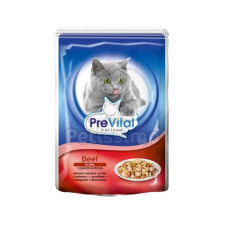 PreVital PreVital zselés alutasak marhával 24 x 100 g macskaeledel