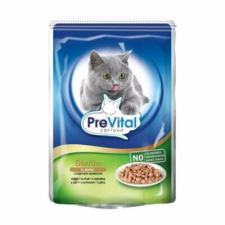  Prevital Steril alutasakos teljes értékű ivartalanított macskaeledel májjal 100 g macskaeledel