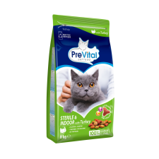  PreVital Sterile & Indoor száraz macskatáp - pulyka 8 kg macskaeledel