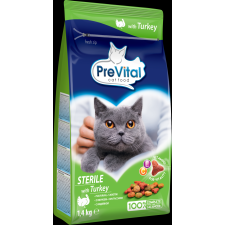  Prevital szárazeledel Ivartalanított macskáknak pulyka ízesítéssel 1,4kg macskaeledel