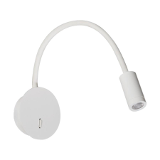 Prezent Noir fehér LED falikar (PRE-32317) LED 1 izzós IP20 világítás