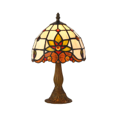 Prezent Tiffany színes Tiffany asztali lámpa (PRE-221) E14 1 izzós IP20 világítás