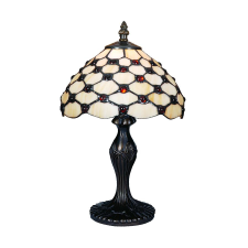 Prezent Tiffany színes Tiffany asztali lámpa (PRE-67) E14 1 izzós IP20 világítás