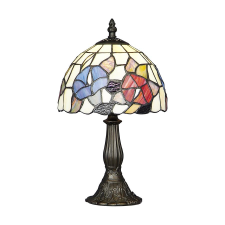 Prezent Tiffany színes Tiffany asztali lámpa (PRE-79) E14 1 izzós IP20 világítás