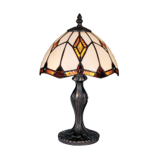 Prezent Tiffany színes Tiffany asztali lámpa (PRE-84) E14 1 izzós IP20 világítás
