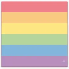 Pride Items PRIDE - 20 DB LGBT ZÁSZLÓS SZALVÉTA KÉSZLET erotikus ajándék