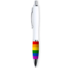 Pride PRIDE - fehér bisexual zászló – stílusos kiegészítő