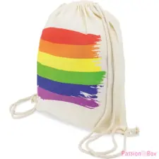 Pride PRIDE - PAMUT LGBT ZÁSZLÓS HÁTIZSÁK erotikus ajándék