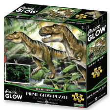 Prime 3D Dinoszauruszok neon puzzle, 100 darabos puzzle, kirakós