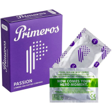 Primeros Passion bordázott óvszer, 3 db óvszer