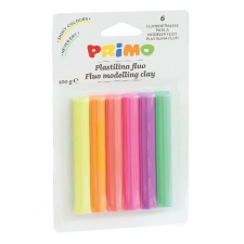 Primo Gyurma PRIMO színes neon 6 szín/készlet gyurma