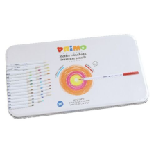 Primo Színes ceruza PRIMO hatszögletű fémdobozos 36 db/készlet színes ceruza
