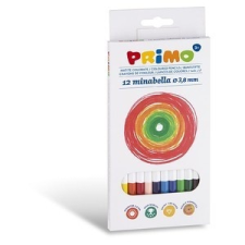 Primo Színesceruza PRIMO Minabella középvastag, 12db-os készlet színes ceruza