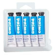 Primo Tempera PRIMO kék 12 ml 5 db/készlet tempera
