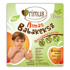 PRIMUS Primus vegán babakeksz almás 100 g reform élelmiszer