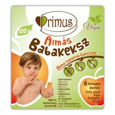 PRIMUS vegán babakeksz almás 100 g reform élelmiszer