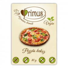 Primus vegán pizzás keksz 80 g csokoládé és édesség