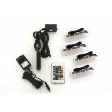 Prince Rejtett LED világítás nappali bútorokhoz 2 led + 1 négyzet alakú RGB fürdőszoba bútor