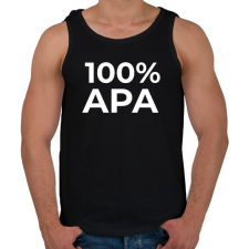 PRINTFASHION 100% APA - Férfi atléta - Fekete atléta, trikó