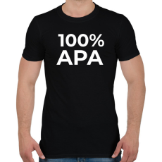 PRINTFASHION 100% APA - Férfi póló - Fekete