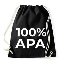 PRINTFASHION 100% APA - Sportzsák, Tornazsák - Fekete tornazsák