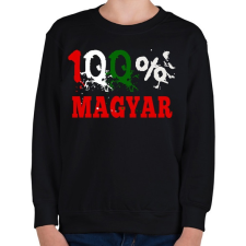 PRINTFASHION 100%MAGYAR - Gyerek pulóver - Fekete gyerek pulóver, kardigán