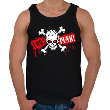PRINTFASHION 100% Punk - Férfi atléta - Fekete atléta, trikó