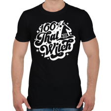 PRINTFASHION 100% that WITCH - Férfi póló - Fekete férfi póló