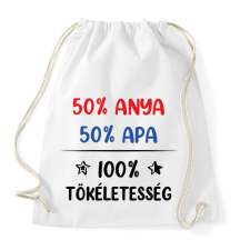 PRINTFASHION 100% tökéletesség - Sportzsák, Tornazsák - Fehér tornazsák