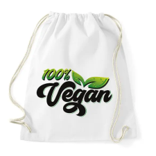 PRINTFASHION 100% Vegan - Sportzsák, Tornazsák - Fehér tornazsák
