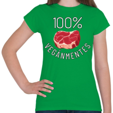 PRINTFASHION 100% VEGÁNMENTES - Női póló - Zöld női póló