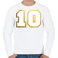 PRINTFASHION 10-es mez - Férfi pulóver - Fehér férfi pulóver, kardigán