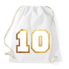 PRINTFASHION 10-es mez - Sportzsák, Tornazsák - Fehér